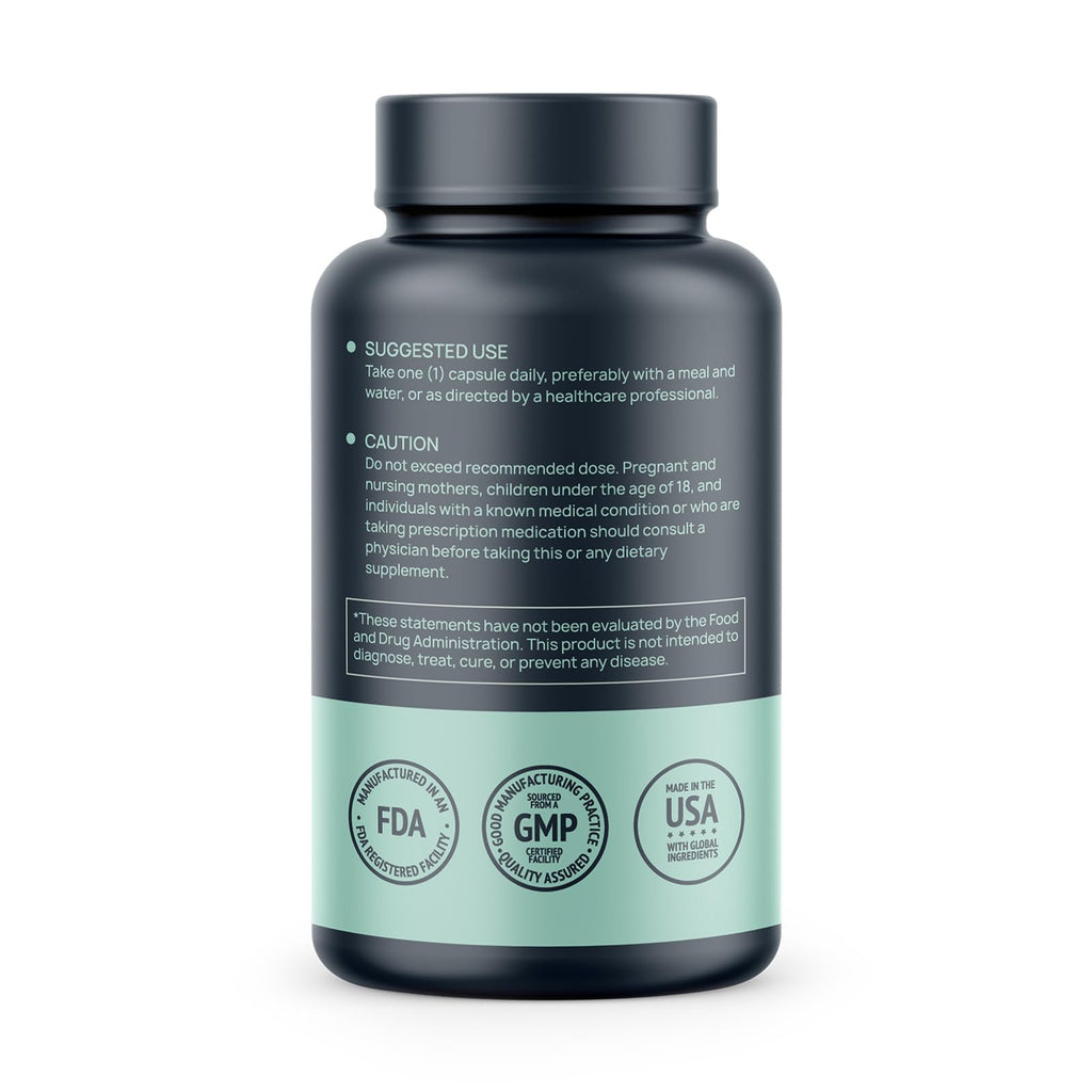 HMS Nutrition Potent Trans-Pterostilbene 200mg | 120 Vegan Capsules | Gluten, Soy & Dairy Free