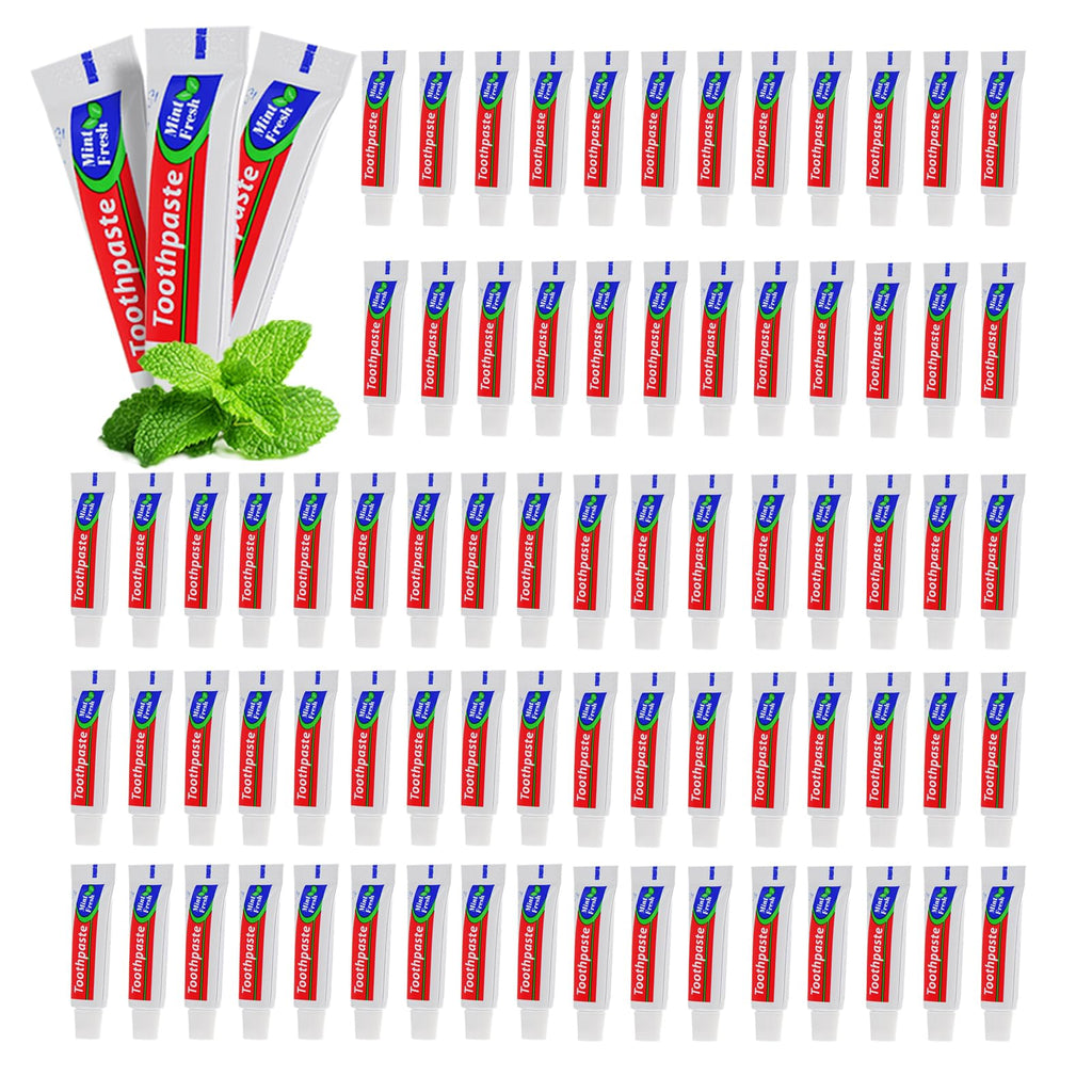 HOIQIRY 30 Tubes Travel-Size Toothpaste Bulk – Mint, 0.176 oz Each