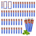 HOIQIRY 0.28 oz Mini Toothpaste 100-Pack – Travel Size Mint, Single-Use Tubes for Hotels, Camping, Office