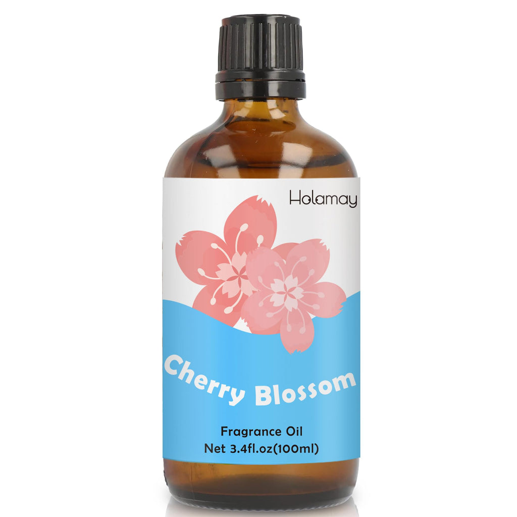 Holamay Cherry Blossom Fragrance Oil 100 ml – Premium Floral Fragrance for Candles, Soaps & Diffusers
