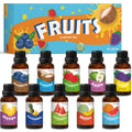 Holamay Fruit Essential Oils Set – 10 x 30ml for Diffusers, Candles & Soaps