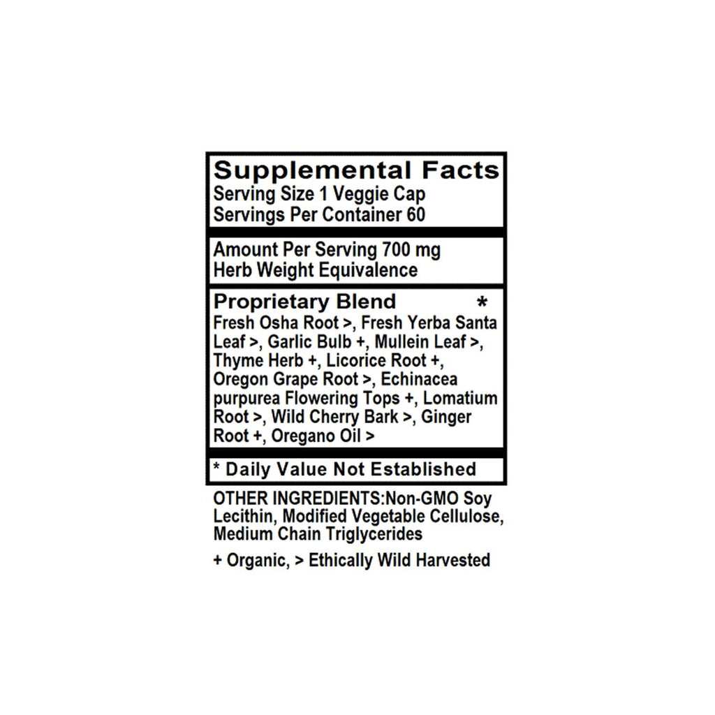 Holly Hill Health Foods CongestEeze – 60 Liquid Vegetarian Capsules | Lung Support