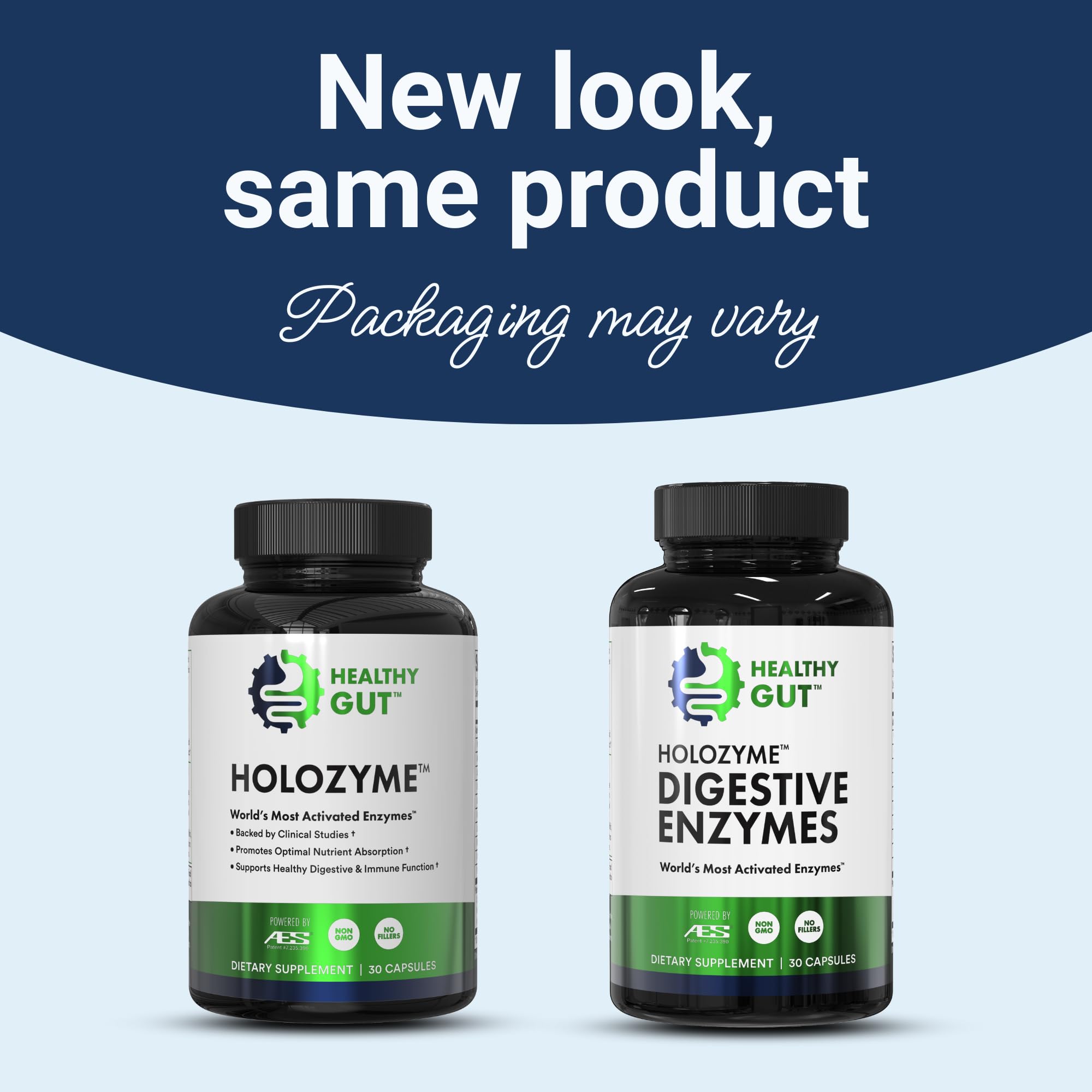 Healthy Gut HoloZyme Max Strength Digestive Enzymes – 15 Servings