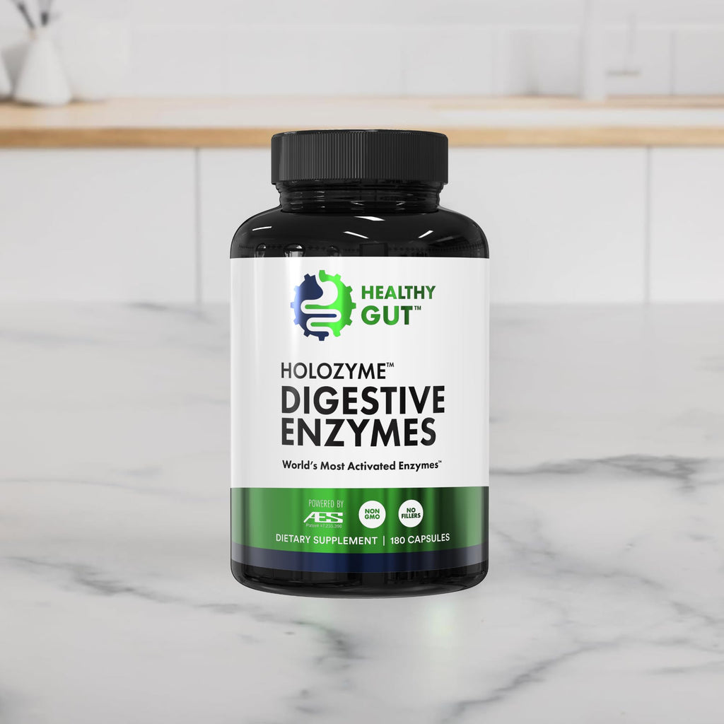 Healthy Gut HoloZyme Max Strength Digestive Enzymes – 15 Servings