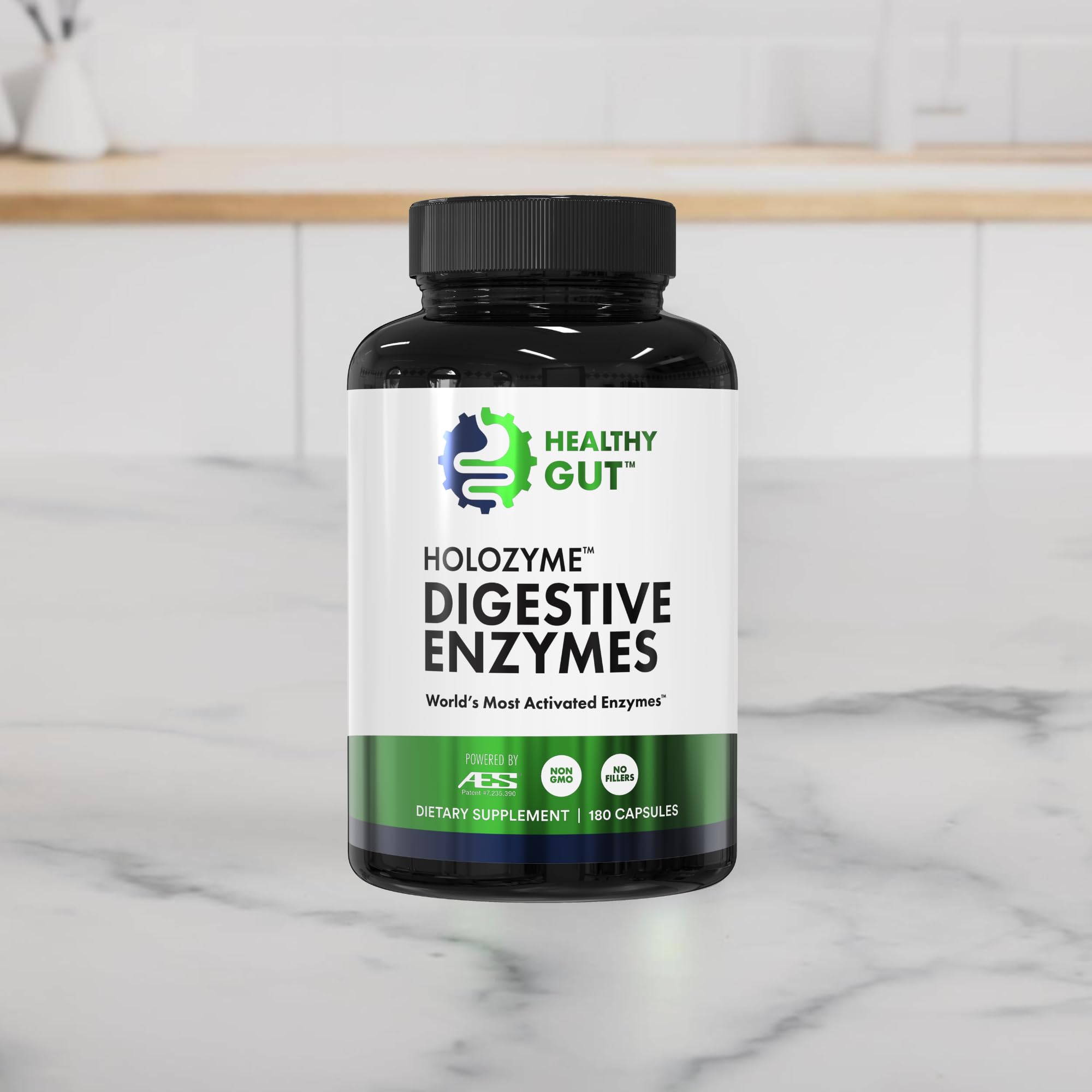 Healthy Gut HoloZyme Max Strength Digestive Enzymes – 15 Servings