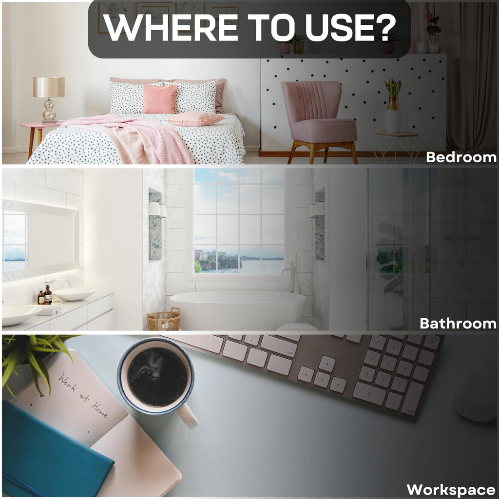 Home Scent Diffuser Starter Kit – Plug-In Waterless Diffuser for Essential Oils (500 sq ft) – White