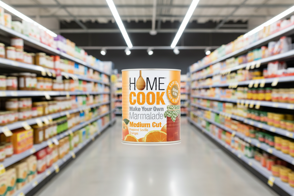 6 x Homecook Make Your Own Marmalade Medium Cut 850G