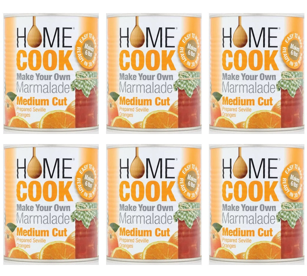 6 x Homecook Make Your Own Marmalade Medium Cut 850G