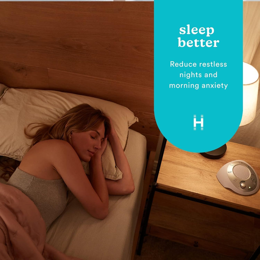 Homedics SoundSleep White Noise Machine – Portable Travel Companion with 6 Sounds