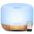 Homeweeks 300ml Essential Oil Diffuser – Quiet Ultrasonic Aromatherapy Night Light