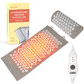 HOMLYNS Heated Acupressure Mats – 3 Heat Levels, 2h Auto Off, Grey