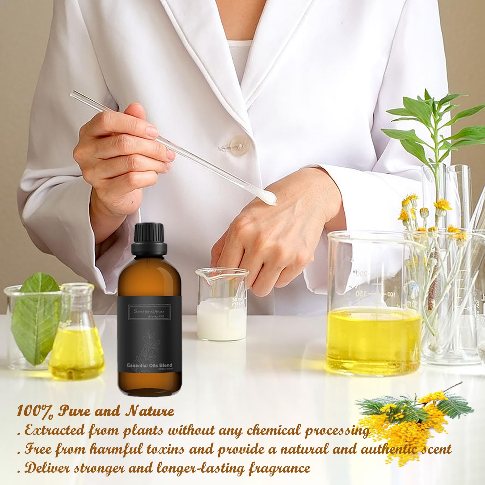 Homnas Serenity Meadows 100ML Essential Oil – Westin-Inspired Hotel Diffuser Scent
