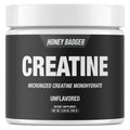 Honey Badger Creatine Monohydrate Powder – Micronized, Unflavored
