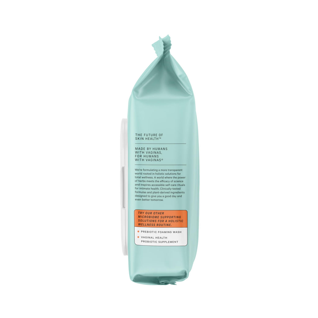 The Honey Pot Company Prebiotic Feminine Wipes – Daily pH Balance, Fragrance, Sulfate Free (30 ct)