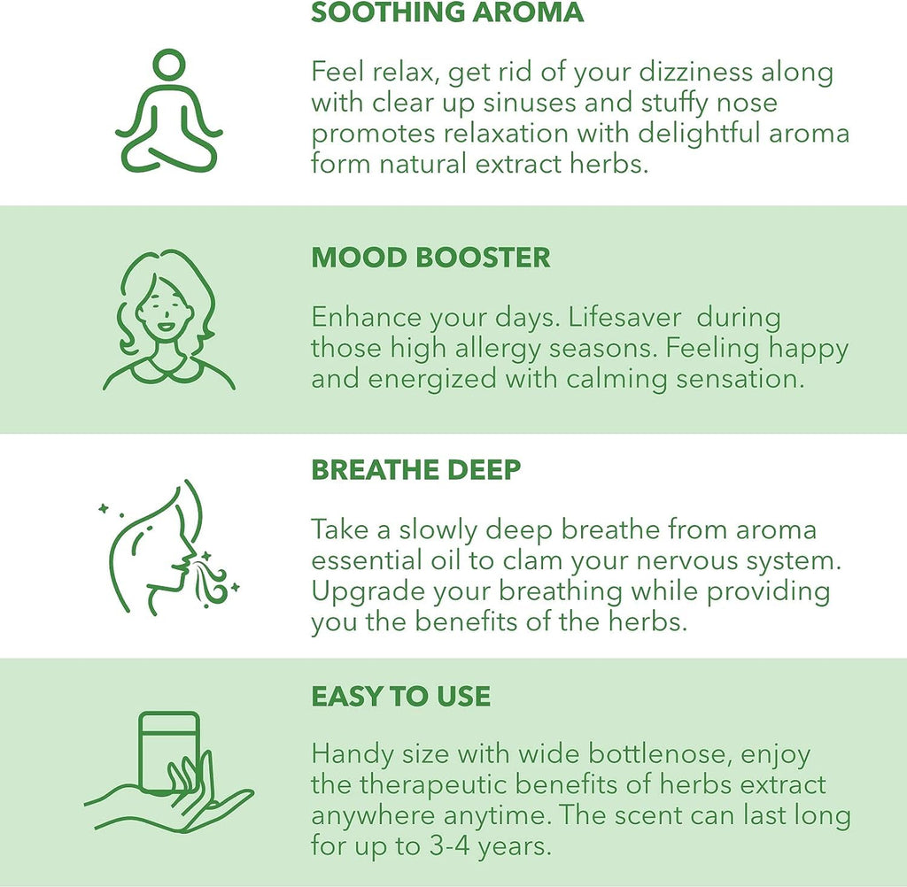 Hong Thai Compound Thai Herb Inhalant | Traditional Aromatherapy Nasal Inhaler - HONG THAI