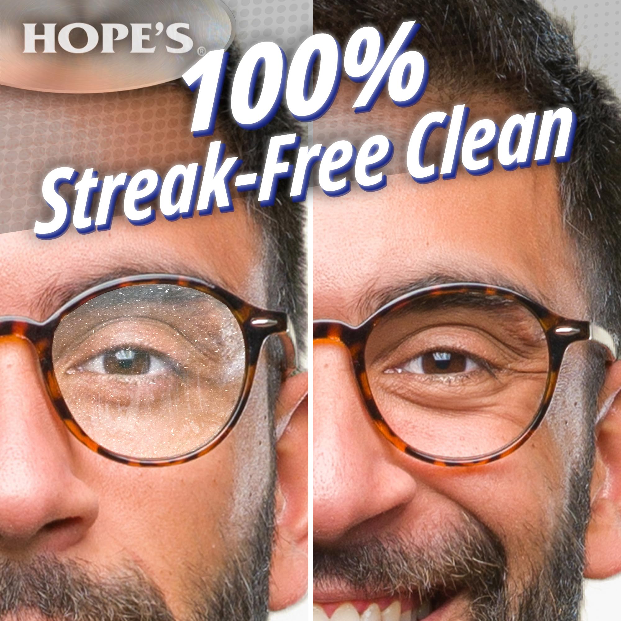 HOPE'S Perfect Glass Eyewear Cleaner - 4 oz Anti-Scratch & Anti-Glare Lens Spray