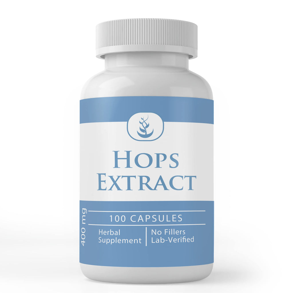 Pure Original Ingredients Hops Extract Capsules – 100 Count, Always Pure, No Additives, Lab Verified