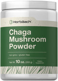Horbäach Chaga Mushroom Powder – 10 oz | Vegan, Non-GMO & Gluten Free