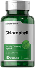 Horbäach Chlorophyll Capsules | 120 Count | Non-GMO & Gluten Free Supplement | Naturally-Occurring Pigment