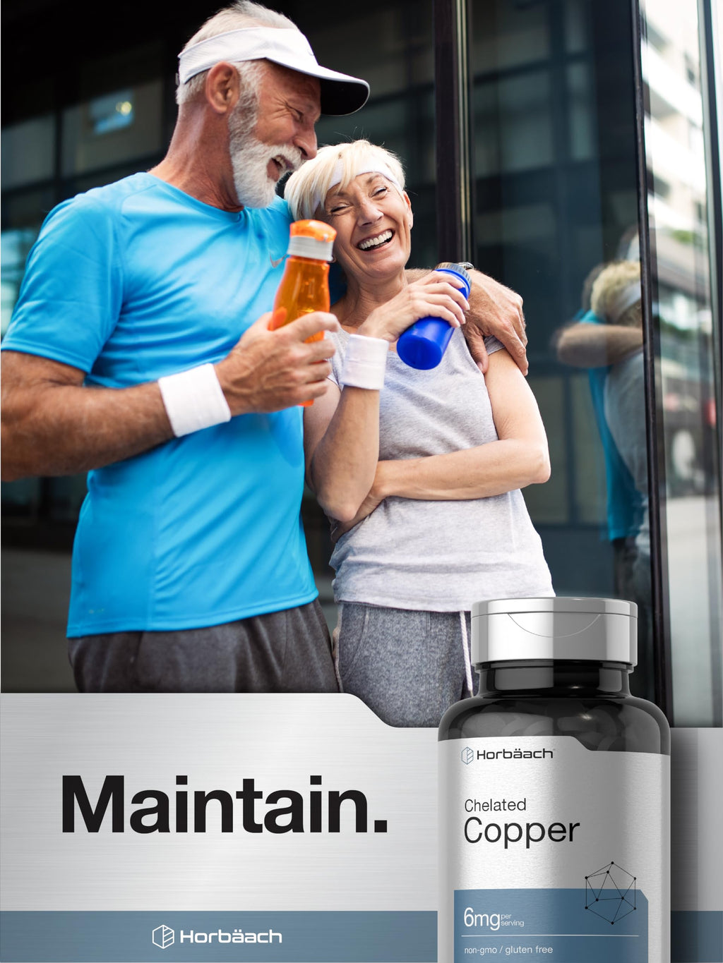 Horbäach Chelated Copper 6 mg - 300 Tablets (Pack of 2) | Vegetarian, Non-GMO, Gluten Free