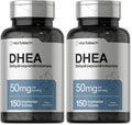 Horbäach DHEA 50mg 150 Tablets | Non-GMO, Gluten Free Supplement (Pack of 2)