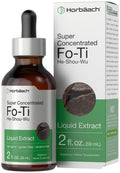 Horbäach FoTi Herb Liquid Root Extract – 2 oz | He Shou Wu | Alcohol Free | Gluten Free | Non-GMO