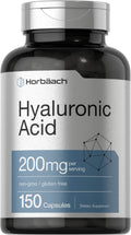 Horbäach Hyaluronic Acid Supplement – 200 mg, 150 Capsules | Non-GMO & Gluten Free