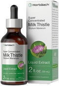 Horbäach Milk Thistle Extract Liquid – 2 fl oz, Alcohol Free, Vegetarian, Non-GMO & Gluten Free