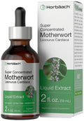 Horbaach Motherwort Tincture Herbal Extract - 2 fl oz - Alcohol Free - Non-GMO & Gluten Free