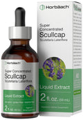Horbaach Scullcap Herb Tincture - 2 fl oz - Alcohol-Free, Non-GMO & Gluten Free