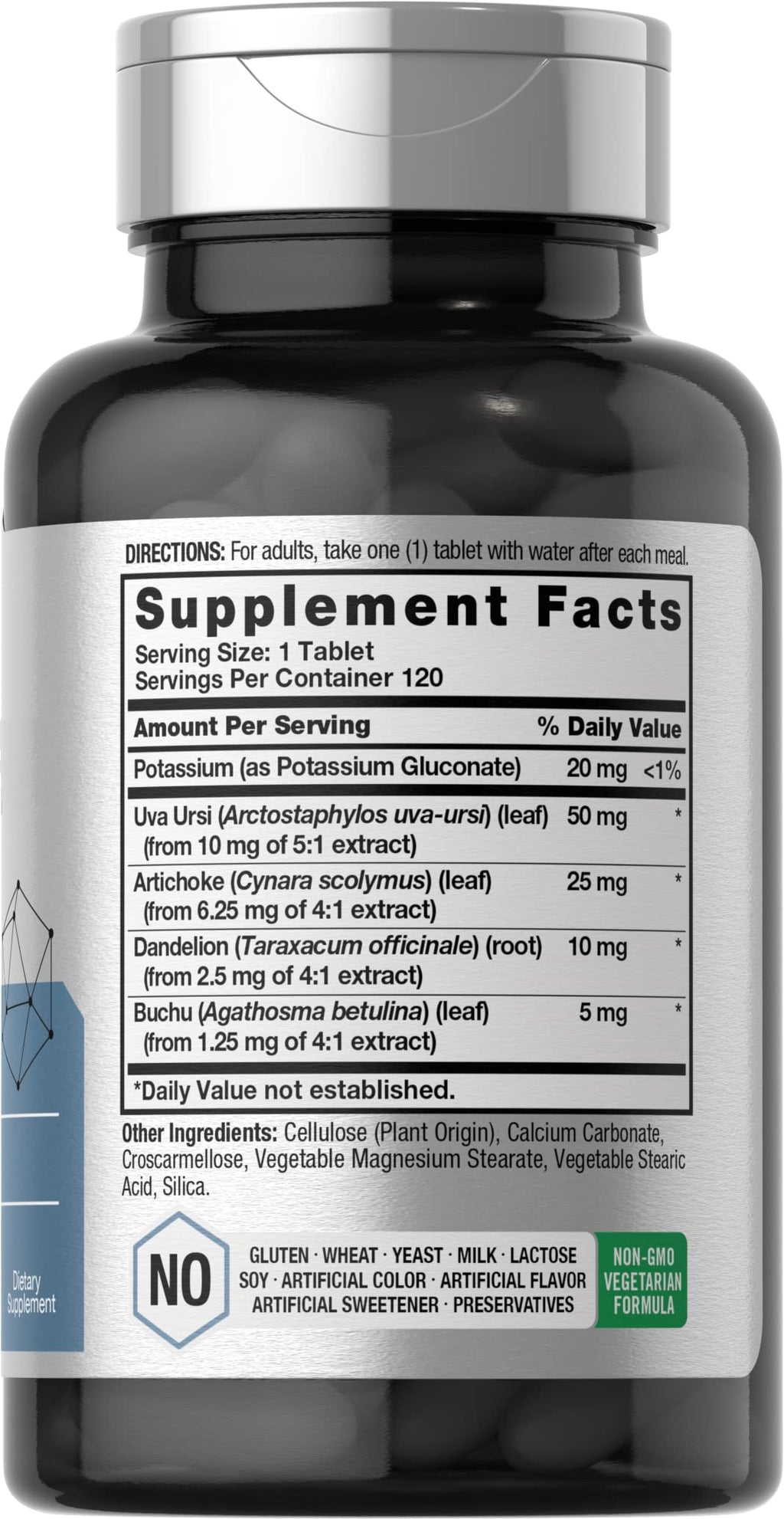 Horbäach Water Pills – Super Strength, 120 Tablets | Vegetarian, Non-GMO & Gluten Free