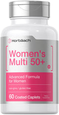 Horbäach Women's Multivitamin 50 Plus | 60 Coated Caplets | Advanced Vitamin Formula | Non-GMO & Gluten Free Supplement