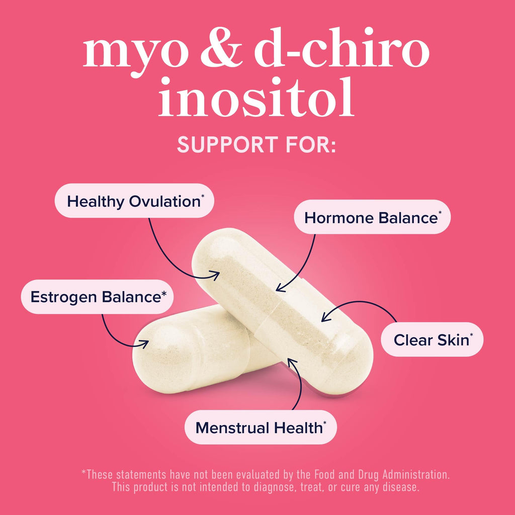 40:1 Myo-Inositol & D-Chiro Inositol for Women – Hormone Balance (240 Count)