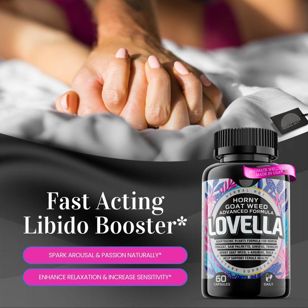 Hornygoatweed Women – Libido Booster for Women, Mood & Energy (60ct USA)