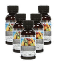 Hosley Tropical Fruit Warming Oils – 5x55 ml Highly Scented Fragrance for Home & Spa