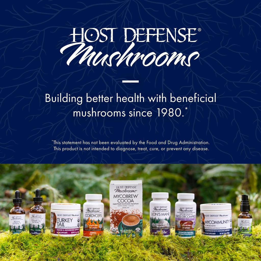 Host Defense Agarikon Capsules – Immune Support Mushroom Supplement – 120 Capsules