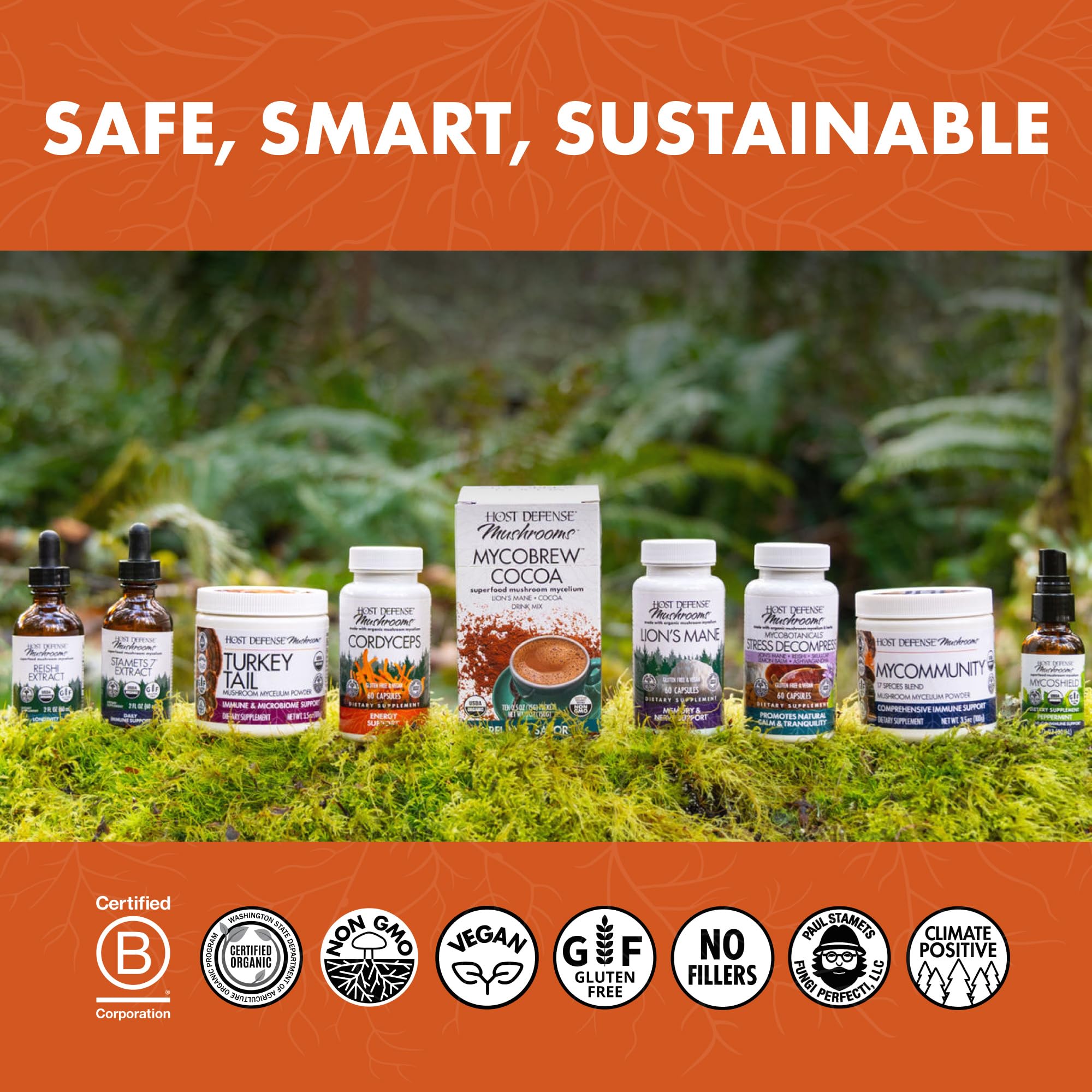 Host Defense Breathe Capsules - Immune & Respiratory Support | 60 Capsules