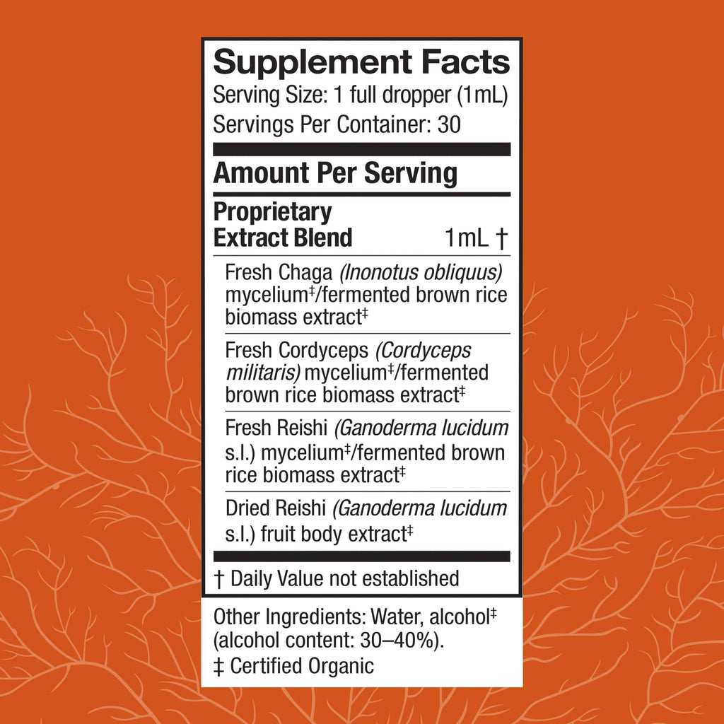 Host Defense Breathe Extract – Immune & Respiratory Mushroom Liquid, 1 fl oz
