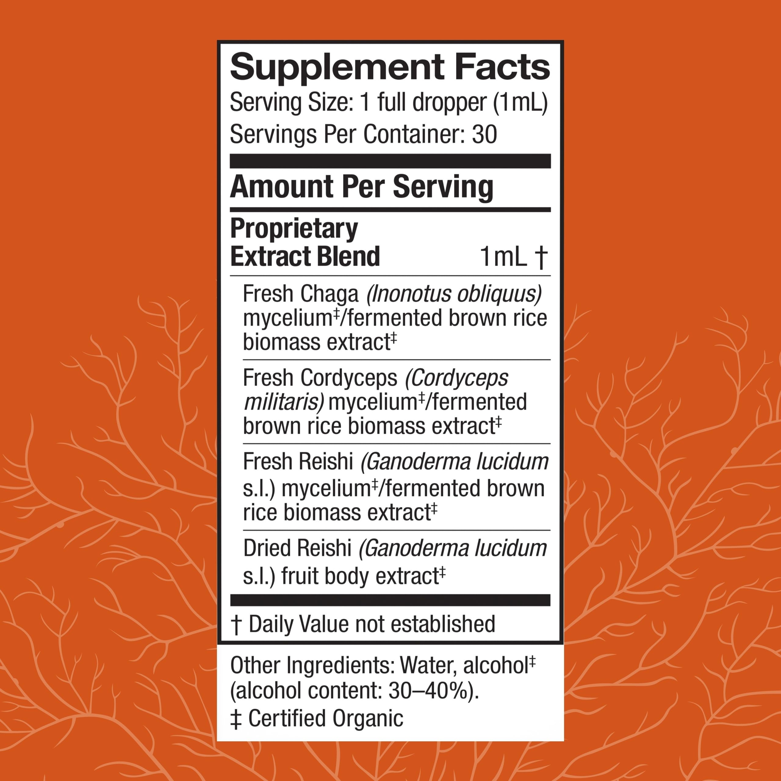 Host Defense Breathe Extract – Immune & Respiratory Mushroom Liquid, 1 fl oz