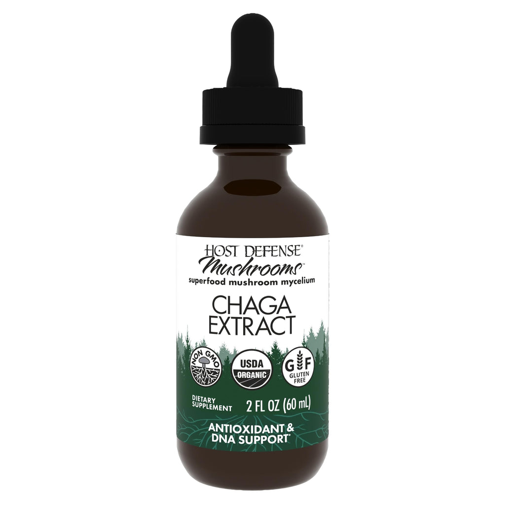 Host Defense Chaga Extract - Immune Support Supplement | 2 fl oz
