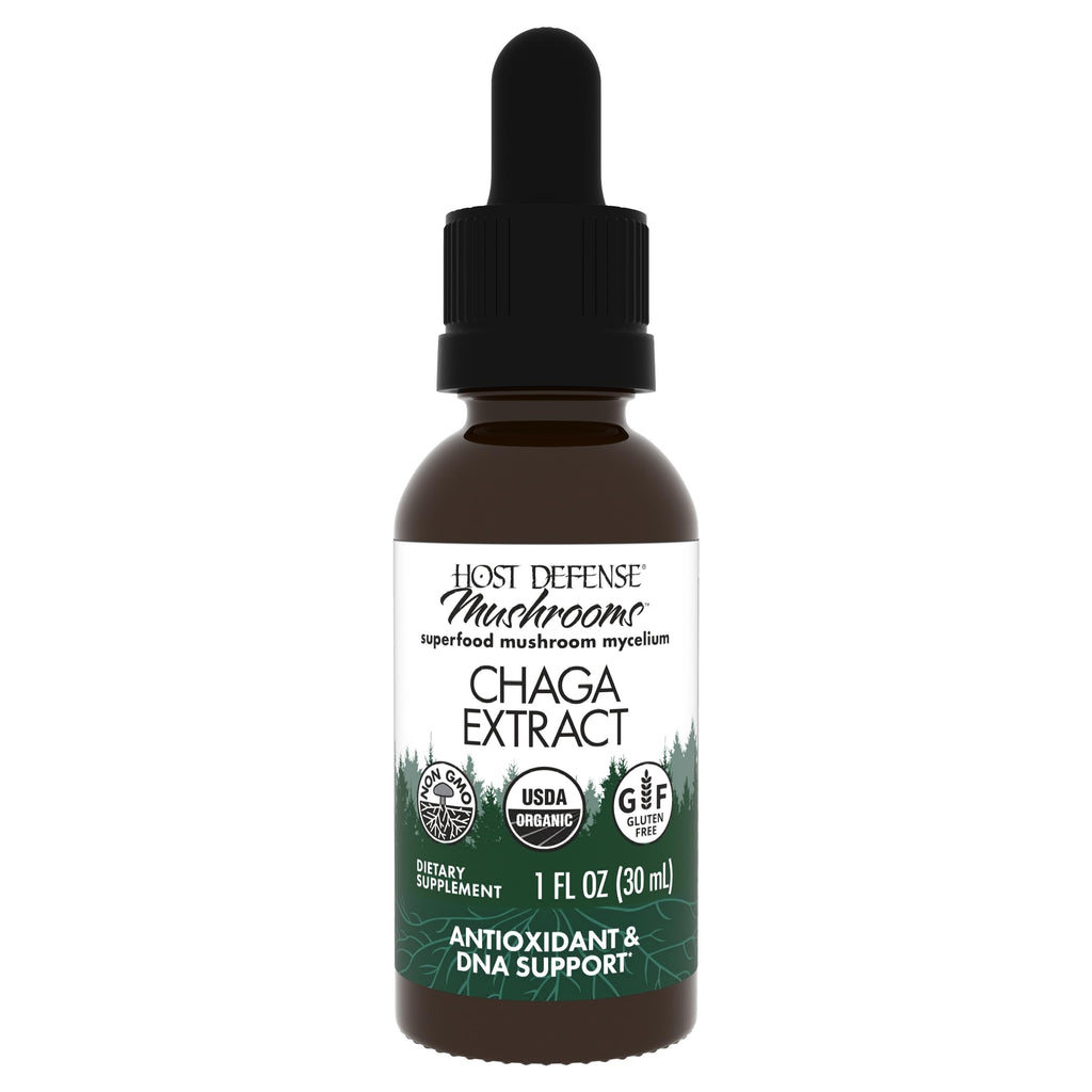 Host Defense Chaga Extract - Immune Support & Antioxidant Boost | 1 fl oz