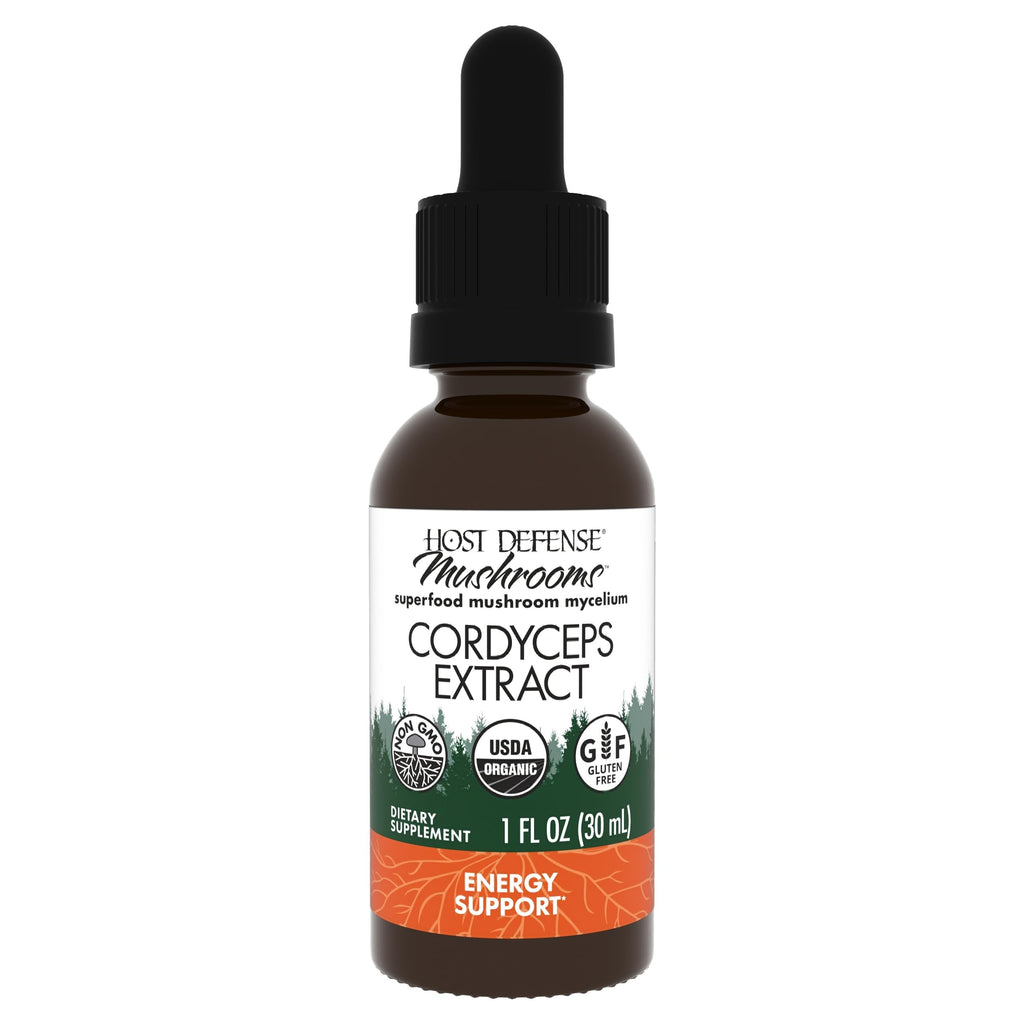Host Defense Cordyceps Extract – Immune & Energy Support (1 fl oz)