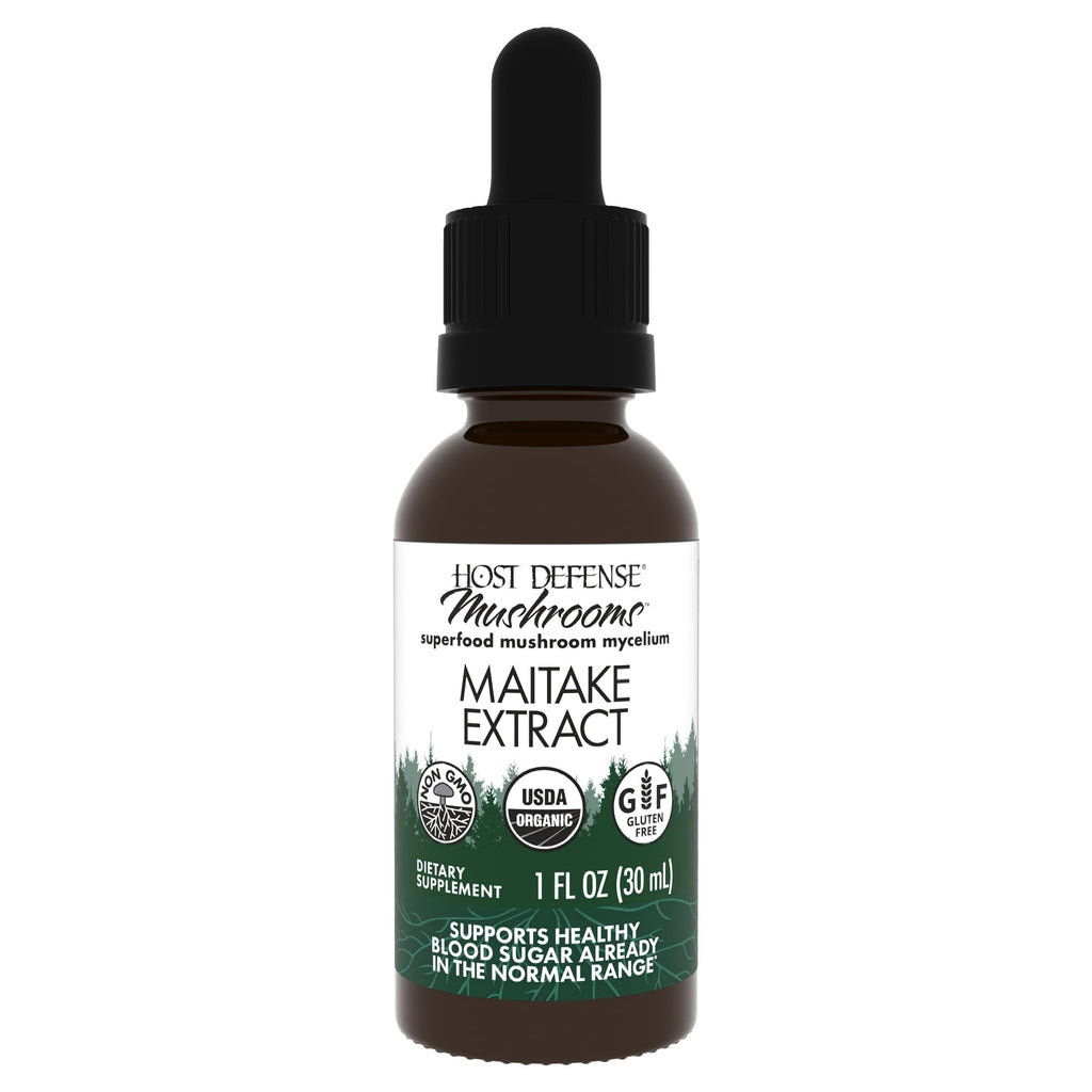 Host Defense Maitake Extract - Immune & Cellular Health Support - 1 oz (30 Servings)