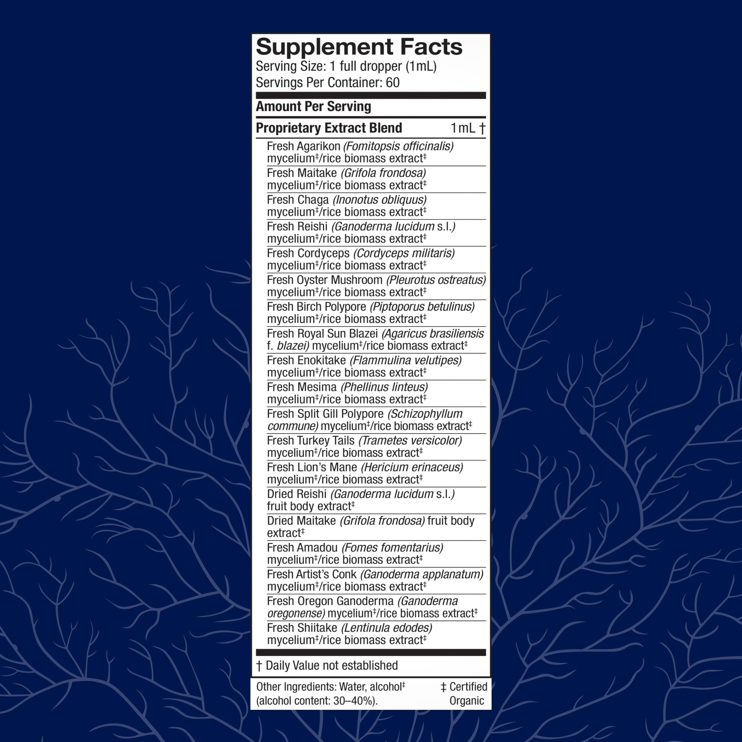 Host Defense MyCommunity Extract - 17-Species Mushroom Blend for Immune Support (2 fl oz)
