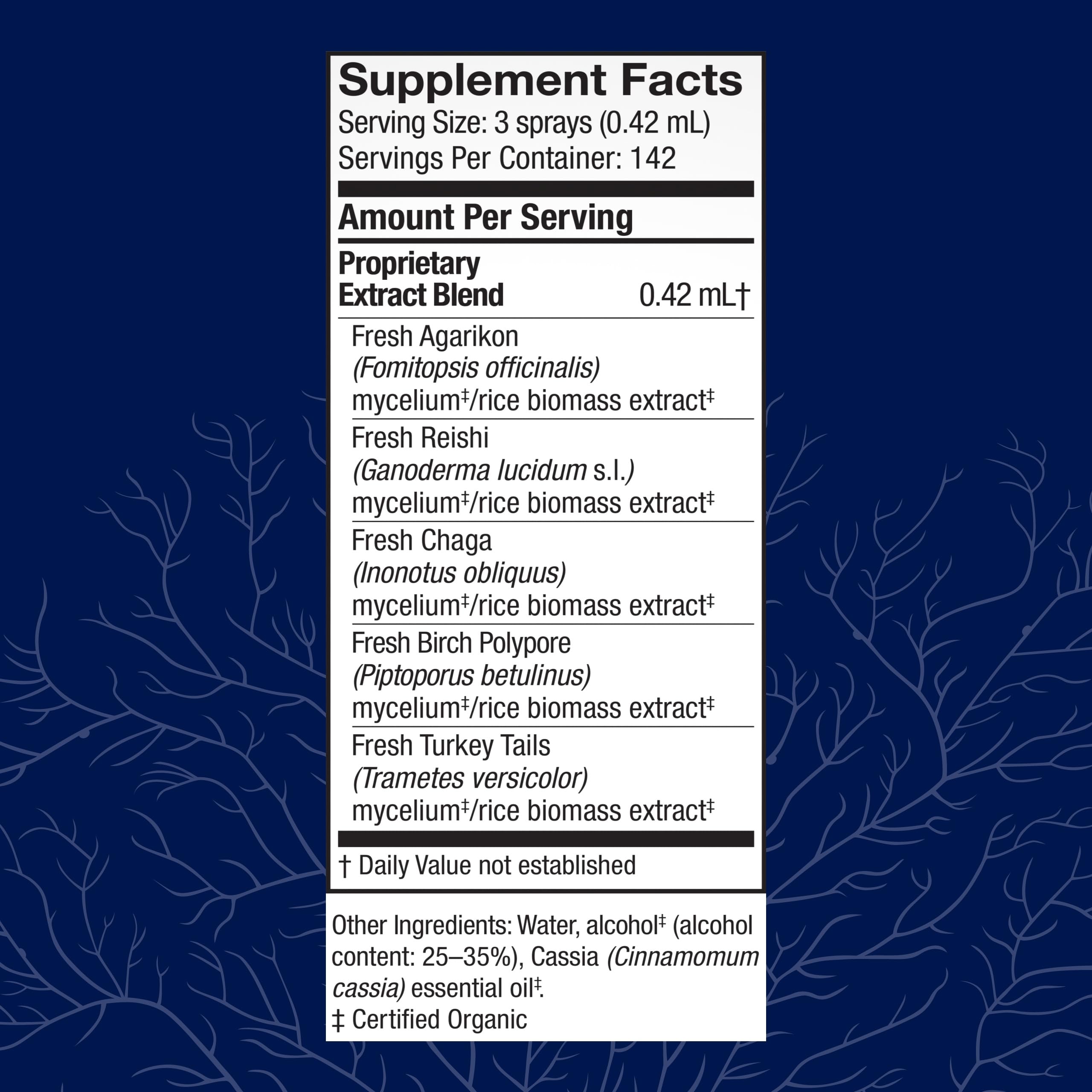 Host Defense MycoShield Throat Spray – Immune Support Mushroom Supplement (Chaga, Reishi, Turkey Tail) – Cinnamon, 2 oz