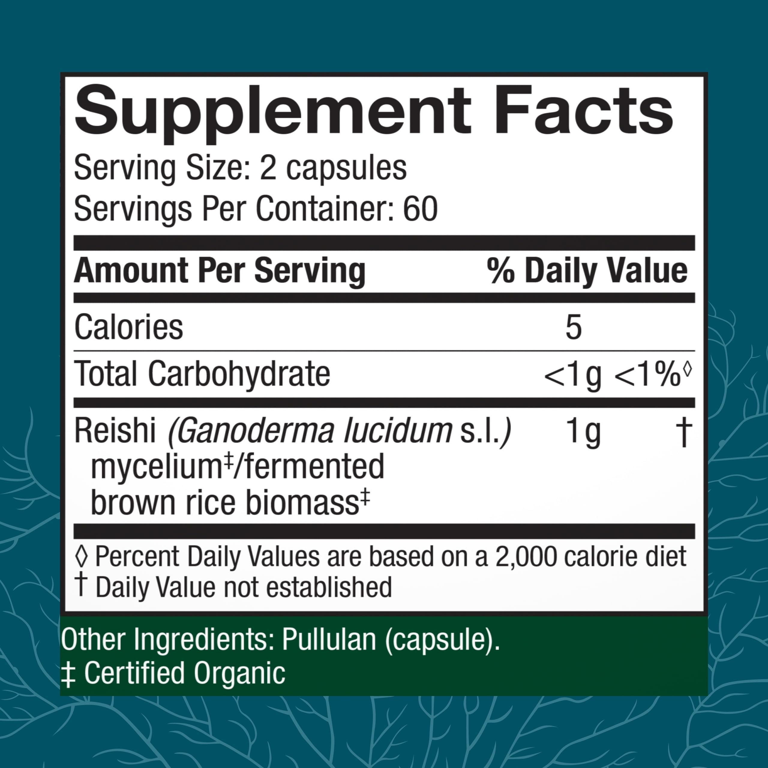 Host Defense Reishi Capsules | Immune & Heart Health Support, Energy & Vitality – 120 Capsules