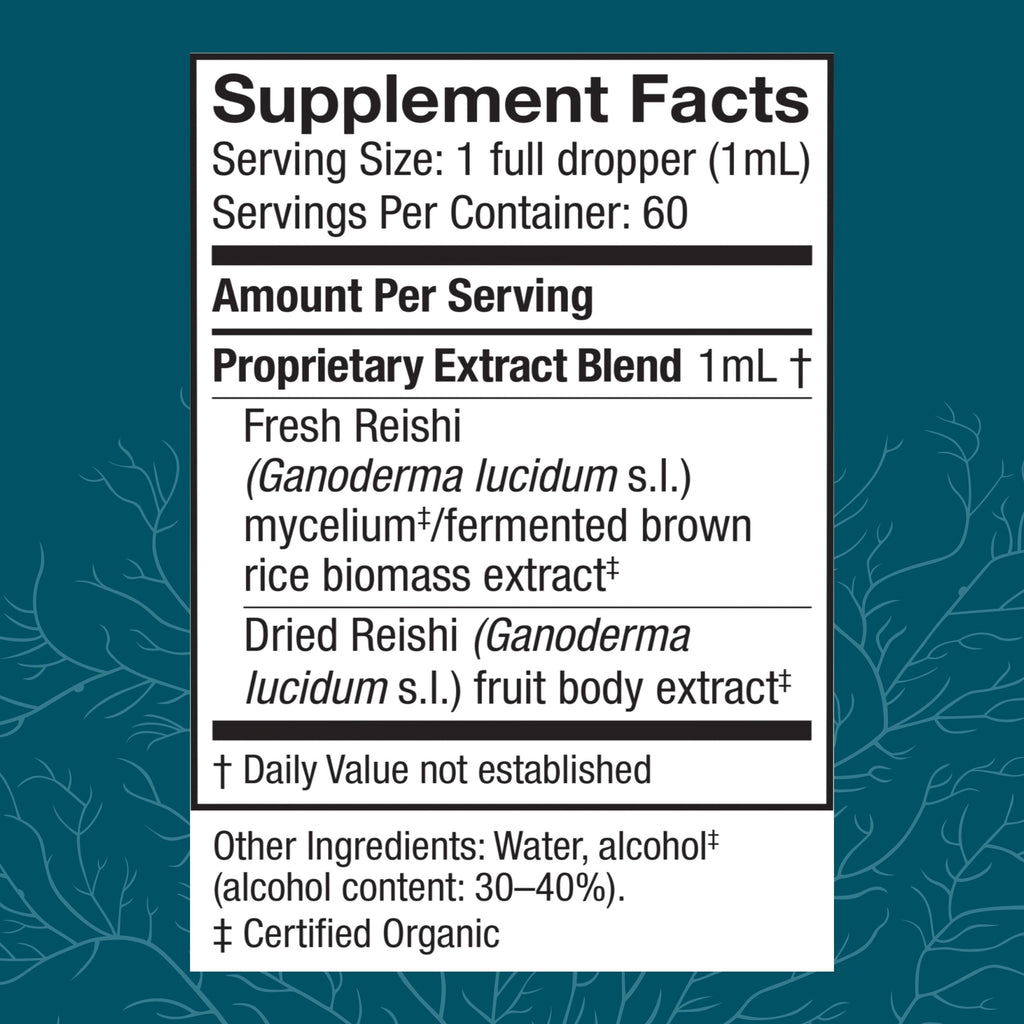Host Defense Reishi Extract – Immune & Heart Health Support (2 fl oz, 60 Servings)