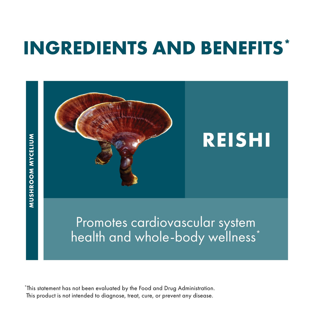 Host Defense Reishi Extract – Immune & Heart Health Support (2 fl oz, 60 Servings)