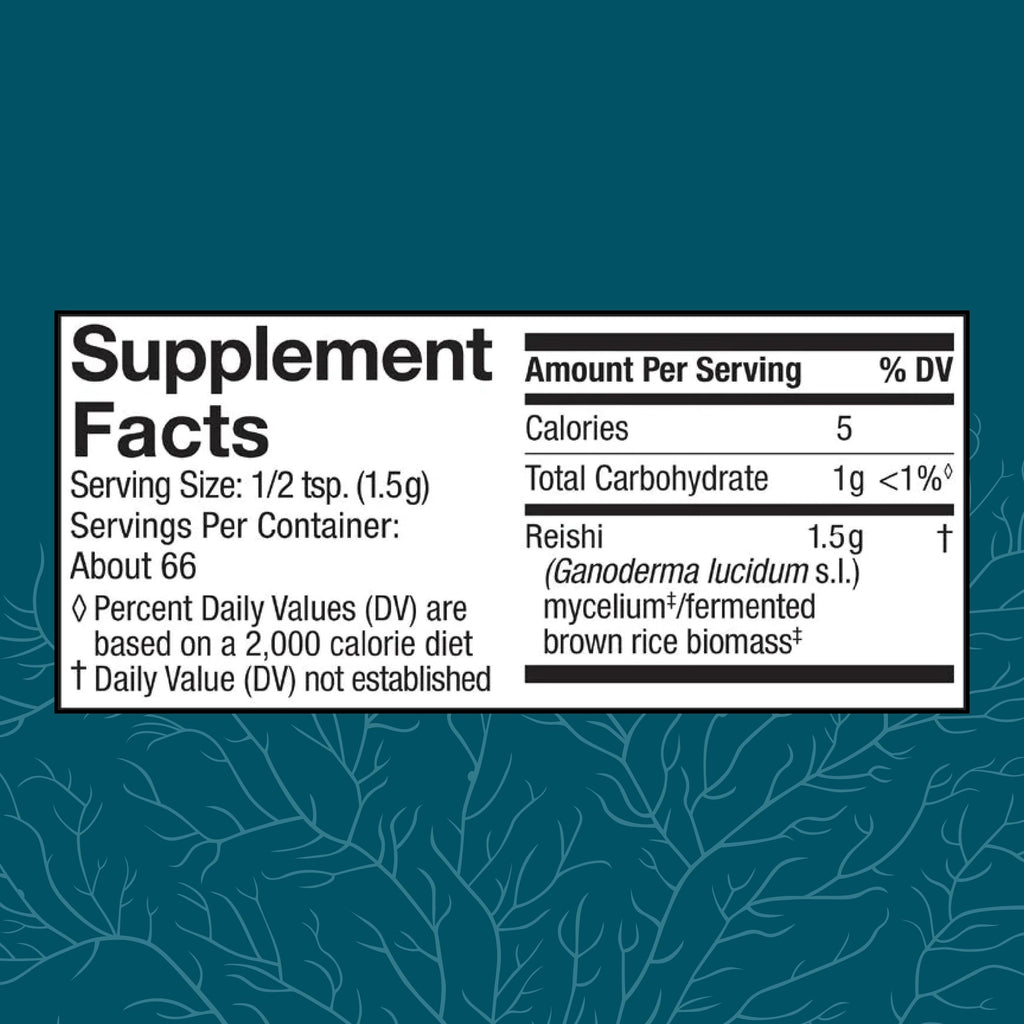Host Defense Reishi Powder - Immune & Heart Health Support - 3.5 oz (66 Servings)*