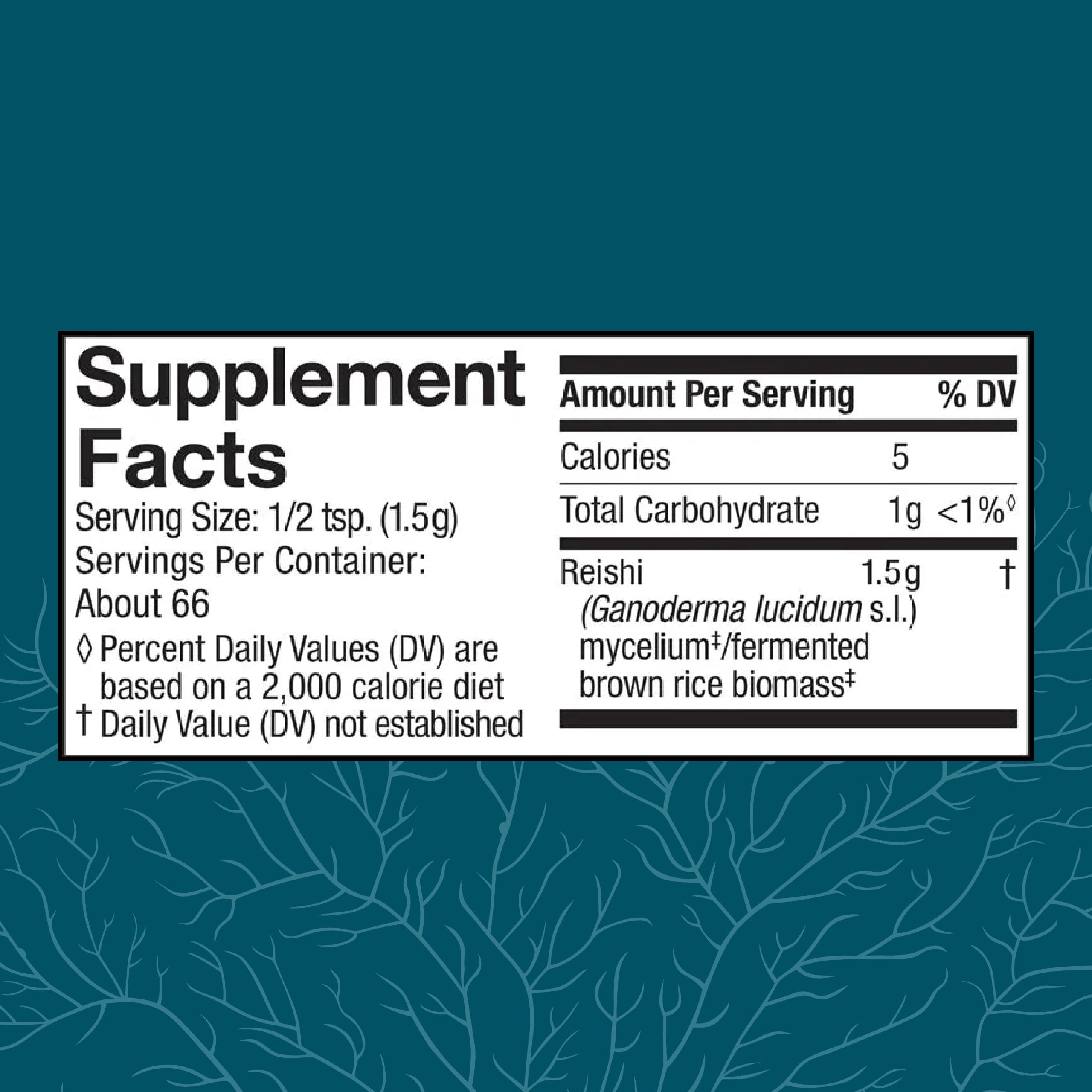 Host Defense Reishi Powder - Immune & Heart Health Support - 3.5 oz (66 Servings)*